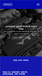 Mobile Screenshot of orientautoservice.com